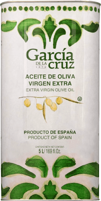93,95 € Spedizione Gratuita | Olio d'Oliva García de la Cruz Virgen Extra Castilla-La Mancha Spagna Lattina Speciale 5 L