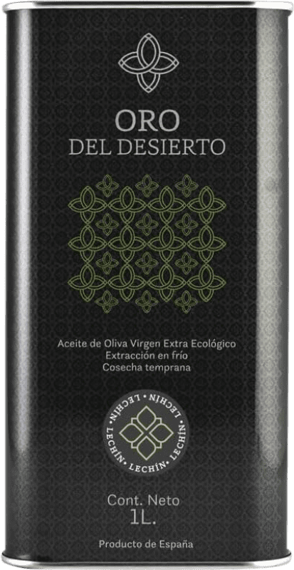 26,95 € Kostenloser Versand | Olivenöl Oro del Desierto E-NOL Extra Nativ Spanien Lechín Eco — Biologisch Medium-Dose 1 L