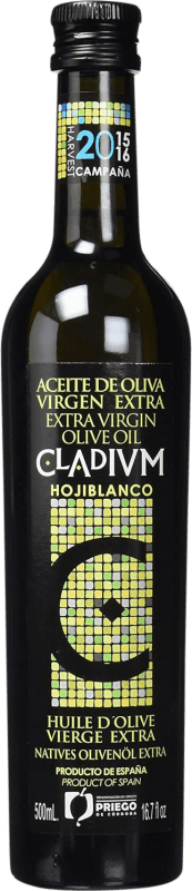 45,95 € Envio grátis | Azeite de Oliva Cladivm. Priego de Córdoba Virgen Extra Andaluzia Espanha Hojiblanca Garrafa Medium 50 cl