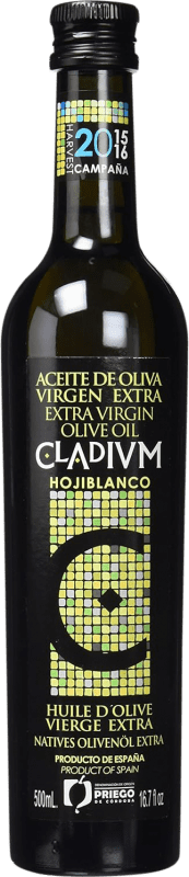 37,95 € Envoi gratuit | Huile d'Olive Cladium HOVE Vierge Extra D.O.P. Priego de Córdoba Andalousie Espagne Hojiblanca Bouteille Medium 50 cl