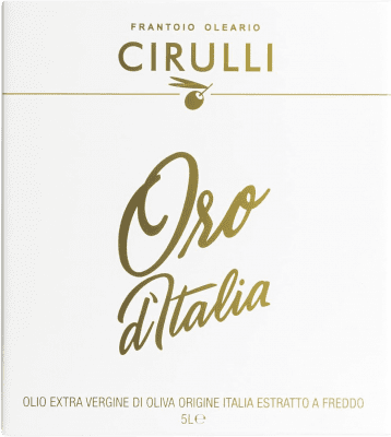 114,95 € Envio grátis | Azeite de Oliva Frantoio Oleario Cirulli Oro d'Italia AOVE Virgem Extra Itália Bag in Box 5 L