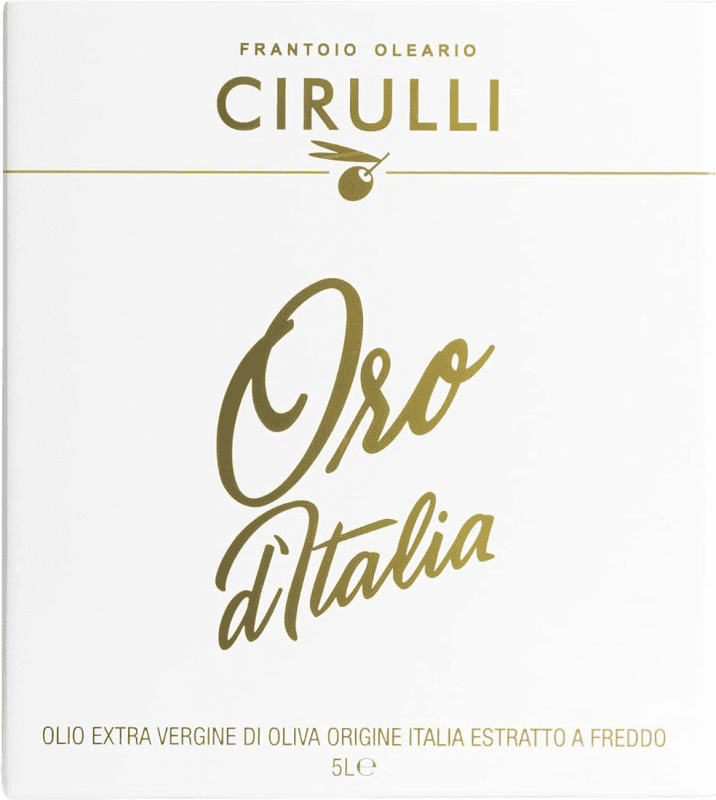 114,95 € 免费送货 | 橄榄油 Frantoio Oleario Cirulli Oro d'Italia EVOO 特级初榨 意大利 Bag in Box — 盒中袋 5 L