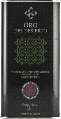 54,95 € Envío gratis | Aceite de Oliva Oro del Desierto España Hojiblanca Botella 1 L