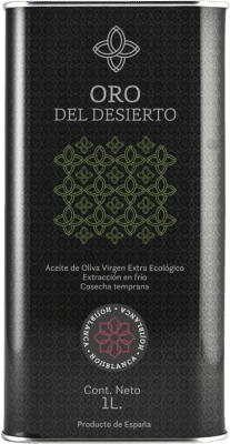 26,95 € Envío gratis | Aceite de Oliva Oro del Desierto AOVE Virgen Extra España Hojiblanca Lata Medium 1 L