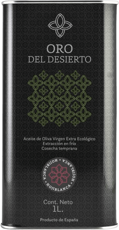 54,95 € Envío gratis | Aceite de Oliva Oro del Desierto España Hojiblanca Botella 1 L