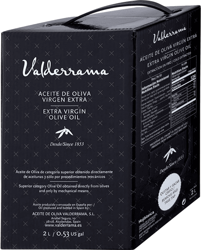 37,95 € 送料無料 | オリーブオイル Valderrama EVOO エキストラバージン スペイン Hojiblanca — オヒブランカ スペシャルボトル 2 L