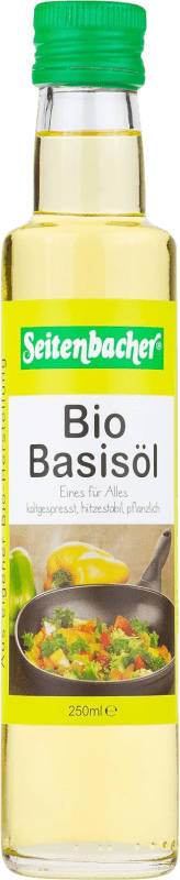 8,95 € Envio grátis | Óleo Vegetal Seitenbacher Basisöl Alemanha Bio — Ecológico Garrafinha 25 cl