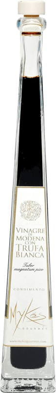 10,95 € Free Shipping | Vinegar Mykés D.O.C. Modena Italy Miniature Bottle 10 cl Trufa Blanca — White Truffle