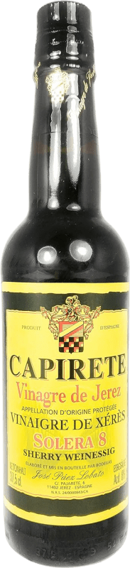 4,95 € Spedizione Gratuita | Aceto Páez Lobato Capirete Solera D.O. Jerez-Xérès-Sherry Andalusia Spagna Mezza Bottiglia 37 cl