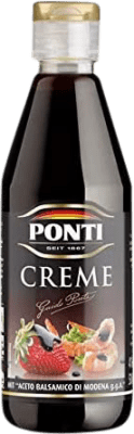 46,95 € Бесплатная доставка | Коробка из 2 единиц Уксус ‎Ponti Creme Aceto Balsamico D.O.C. Modena Италия Маленькая бутылка 20 cl