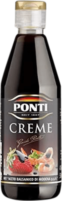 28,95 € 免费送货 | 盒装2个 醋 Ponti Balsamico — 香醋, Crème — 奶油 D.O.C. Modena 意大利 小瓶装 20 cl