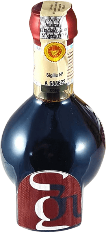 112,95 € Spedizione Gratuita | Aceto Guerzoni Affinato Balsamico Orgánico D.O.C. Modena Italia 12 Anni Bottiglia Medium 50 cl