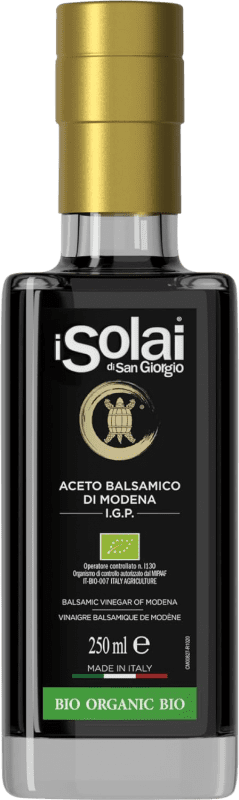 23,95 € Kostenloser Versand | Essig I Solai di San Giorgio Balsamico — Balsamisch D.O.C. Modena Italien Bio — Nachhaltig Kleine Flasche 25 cl