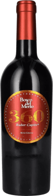 21,95 € Envío gratis | Vino Tinto Bosco del Merlo 360 Ruber Capite Merlot Cabernet Venecia Italia Merlot 75 cl