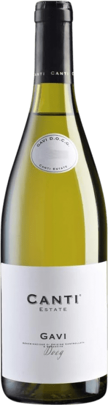 15,95 € Envio grátis | Vinho branco Canti Blanco Seco D.O.C.G. Cortese di Gavi Piemonte Itália Cortese Garrafa 75 cl