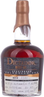 312,95 € Envio grátis | Rum Dictador Best of 1980 Apasionado Colômbia 37 Anos Garrafa 70 cl