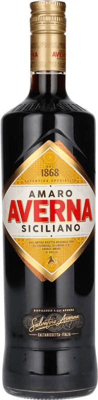 25,95 € Envio grátis | Amaretto Averna Amaro Siciliano Sicília Espanha Garrafa 1 L