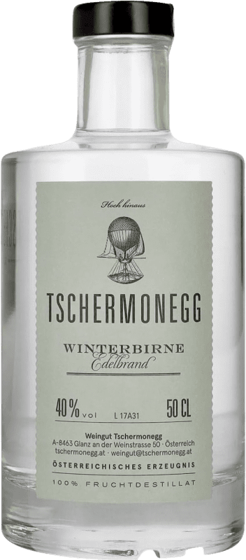 26,95 € Envío gratis | Brandy Tschermonegg Winterbirne Austria Botella Medium 50 cl