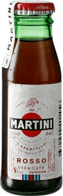 22,95 € Free Shipping | 12 units box Vermouth Martini Rosso Italy Miniature Bottle 5 cl