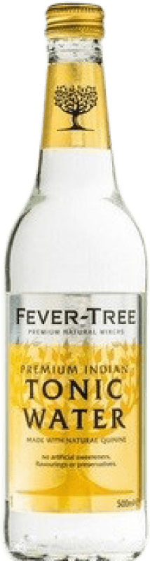24,95 € Envío gratis | Caja de 6 unidades Refrescos Fever-Tree Indian Reino Unido Botella Medium 50 cl Tonic Water — Tónica