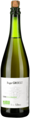 18,95 € Envío gratis | Sidra Roger Groult I.G.P. Calvados Pays d'Auge Francia Eco — Ecológico 75 cl Manzana
