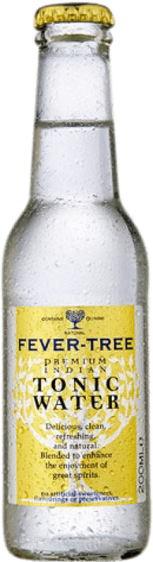 13,95 € Envío gratis | Caja de 12 unidades Refrescos Fever-Tree Indian Reino Unido Botellín 20 cl Tonic Water — Tónica