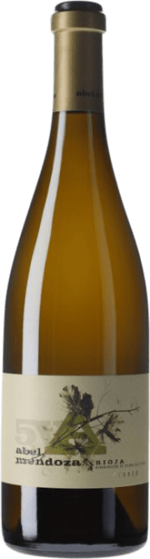 34,95 € Envío gratis | Vino blanco Abel Mendoza 5V D.O.Ca. Rioja La Rioja España Viura, Malvasía, Garnacha Blanca, Torrontés, Tempranillo Blanco Botella 75 cl