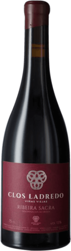 146,95 € 免费送货 | 红酒 Damm Clos Ladredo Viñas Viejas D.O. Ribeira Sacra 加利西亚 西班牙 Mencía, Grenache Tintorera 瓶子 75 cl