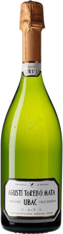 19,95 € 免费送货 | 白起泡酒 Agustí Torelló Ubac 大储备 D.O. Cava 加泰罗尼亚 西班牙 瓶子 75 cl