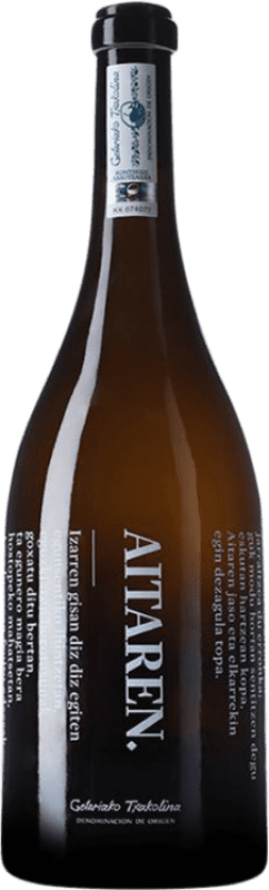 29,95 € Envío gratis | Vino Blanco Aitaren Upategia D.O. Getariako Txakolina País Vasco España Hondarribi Zuri 75 cl