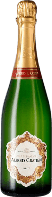 48,95 € 免费送货 | 白起泡酒 Alfred Gratien Brut — 起泡酒 干型 经典 A.O.C. Champagne 香槟酒 法国 Pinot Noir — 黑皮诺, Chardonnay — 莎当妮, Pinot Meunier — 黑皮诺·莫尼耶 75 cl