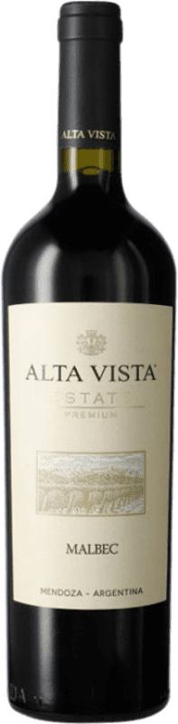 25,95 € Envío gratis | Vino tinto Altavista Premium I.G. Mendoza Mendoza Argentina Malbec Botella 75 cl