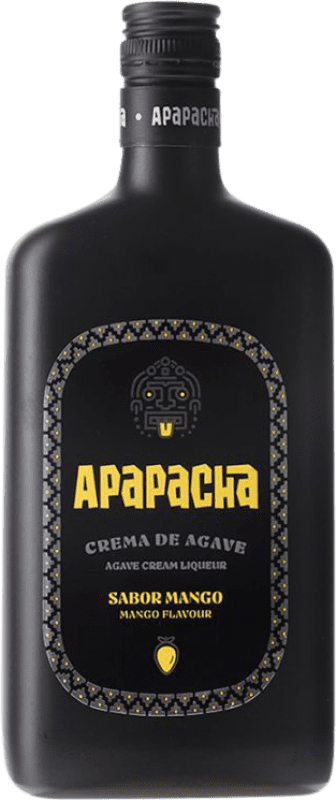 12,95 € 免费送货 | 龙舌兰 Apapacha. Crema Agave Mango 西班牙 瓶子 70 cl