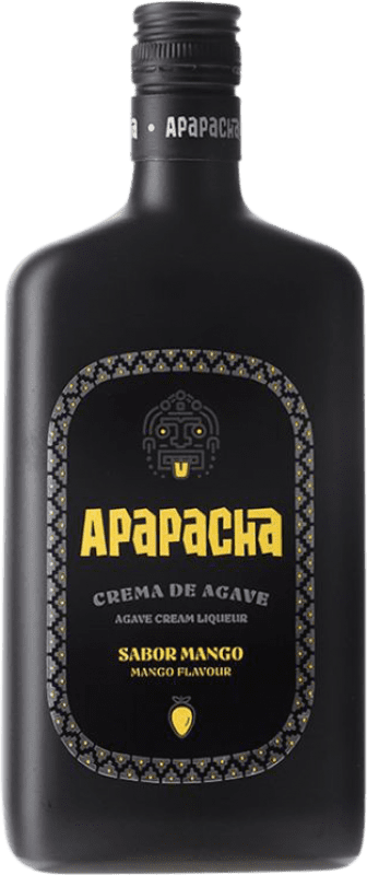 13,95 € 免费送货 | 龙舌兰 Apapacha. Crema Agave Mango 西班牙 瓶子 70 cl