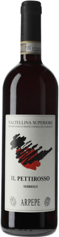 56,95 € 免费送货 | 红酒 Ar.Pe.Pe. Il Petirrosso I.G.T. Lombardia 伦巴第 意大利 Nebbiolo 瓶子 75 cl