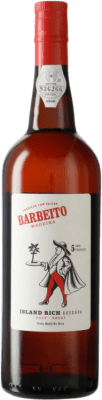 16,95 € Бесплатная доставка | Сладкое вино Barbeito Island Rich Sweet Резерв I.G. Madeira мадера Португалия Tinta Negra Mole 5 Лет бутылка 75 cl