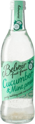 1,95 € Free Shipping | 12 units box Soft Drinks & Mixers Belvoir Cucumber and Mint United Kingdom Small Bottle 25 cl