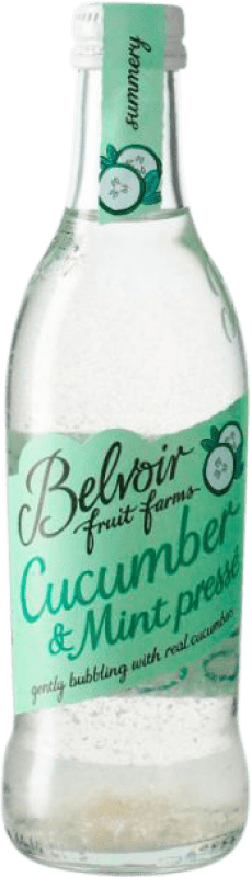 1,95 € Kostenloser Versand | 12 Einheiten Box Softdrinks Belvoir Großbritannien Kleine Flasche 25 cl Mint — Minze, Cucumber — Gurke