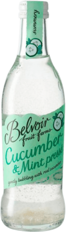 1,95 € Envoi gratuit | Boîte de 12 unités Boissons et Mixers Belvoir Cucumber and Mint Royaume-Uni Petite Bouteille 25 cl