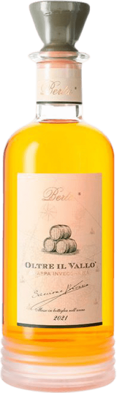 85,95 € Envio grátis | Aguardente Grappa Berta Oltre Il Vallo Invechiatta in Botta di Single Malt I.G.T. Grappa Piemontese Piemonte Itália Garrafa 70 cl