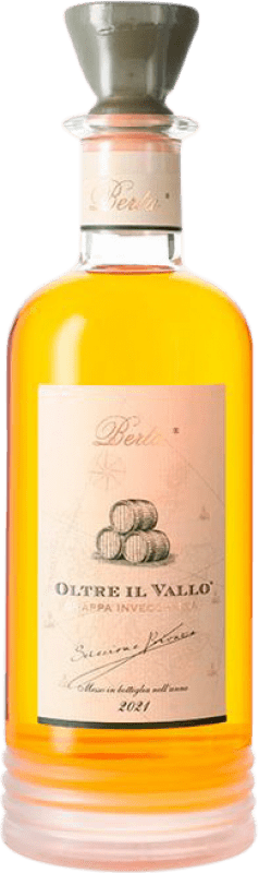 81,95 € Free Shipping | Grappa Berta Oltre Il Vallo Single Malt Cask Finish I.G.T. Grappa Piemontese Piemonte Italy Bottle 70 cl
