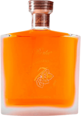 467,95 € Kostenloser Versand | Grappa Berta 70 Anni Reserve I.G.T. Grappa Piemontese Piemont Italien Spezielle Flasche 1,5 L