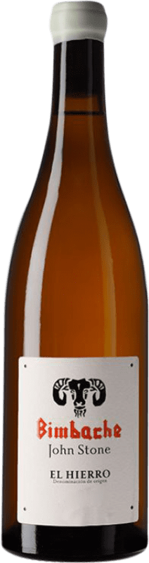 37,95 € Spedizione Gratuita | Vino Bianco Bimbache John Stone D.O. El Hierro Isole Canarie Spagna Listán Bottiglia 75 cl