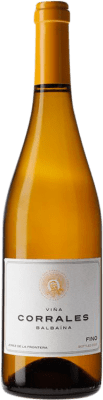 49,95 € Free Shipping | Fortified wine San Francisco Javier Viña Corrales Fino Saca D.O. Jerez-Xérès-Sherry Andalusia Spain Palomino Fino Bottle 75 cl