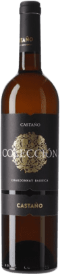 14,95 € Kostenloser Versand | Weißwein Castaño Colección D.O. Yecla Region von Murcia Spanien Chardonnay Flasche 75 cl