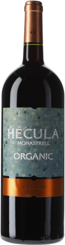 19,95 € Kostenloser Versand | Rotwein Castaño Hécula D.O. Yecla Region von Murcia Spanien Monastrell Magnum-Flasche 1,5 L
