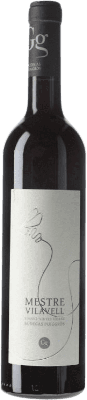 24,95 € Free Shipping | Red Wine Puiggròs Mestre Vilavell Catalonia Spain Sumoll 75 cl