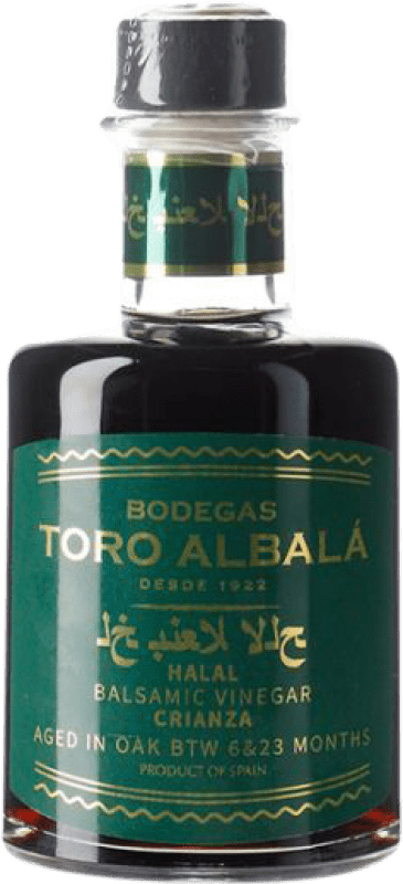 18,95 € Spedizione Gratuita | Aceto Toro Albalá Halal Balsámico Crianza D.O. Montilla-Moriles Andalusia Spagna Piccola Bottiglia 20 cl