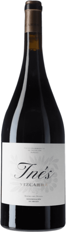 162,95 € Kostenloser Versand | Rotwein Vizcarra Inés D.O. Ribera del Duero Kastilien-La Mancha Spanien Tempranillo, Merlot Magnumflasche 1,5 L