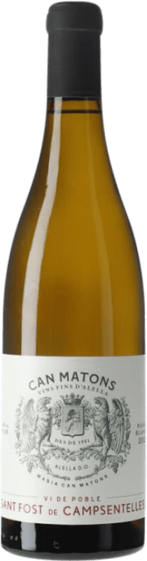 21,95 € 免费送货 | 白酒 Can Matons Vinya St Fost Campsentelles D.O. Alella 加泰罗尼亚 西班牙 Pansa Blanca 瓶子 75 cl